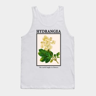 Hydrangea // Vintage Postcard Tank Top